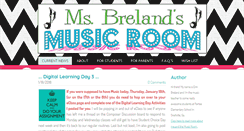 Desktop Screenshot of msbrelandsmusicroom.com